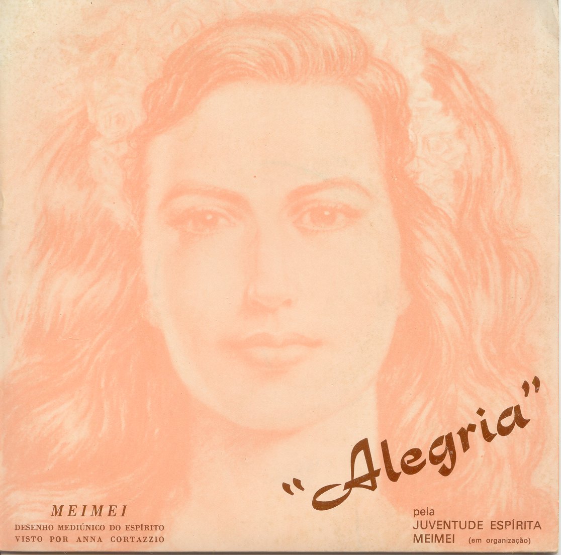 «Alegria» — Juventude Espírita Meimei, frente do disco